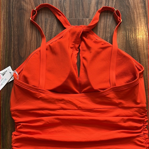 Bleu Rod Beattie High Neck Keyhole One Piece - Picture 12 of 16